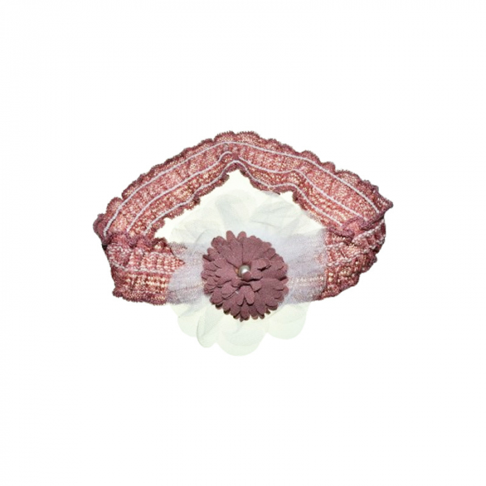 Set 2 piese rochita cu maneca lunga si bentita pentru fete Mini Junior, RCH-MJ4543, Roz [5]