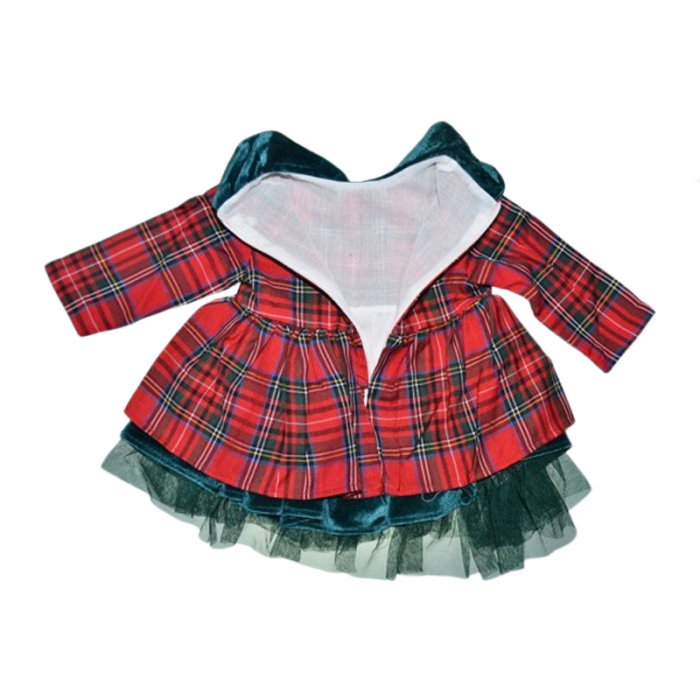 Set 2 piese rochita si bentita pentru fete Mini Junior RCH-5310, Rosu [2]