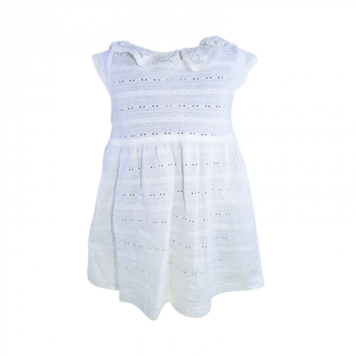 Set 2 piese rochita si bolero pentru fete, Mini Junior 20330A, Alb [6]