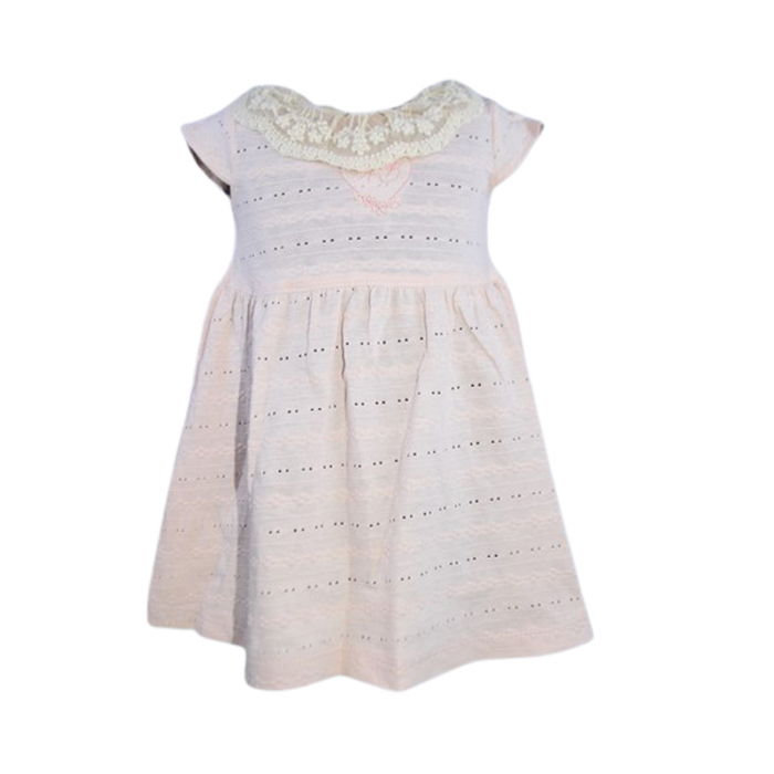Set 2 piese rochita si bolero pentru fete, Mini Junior 20330R, Roz [3]