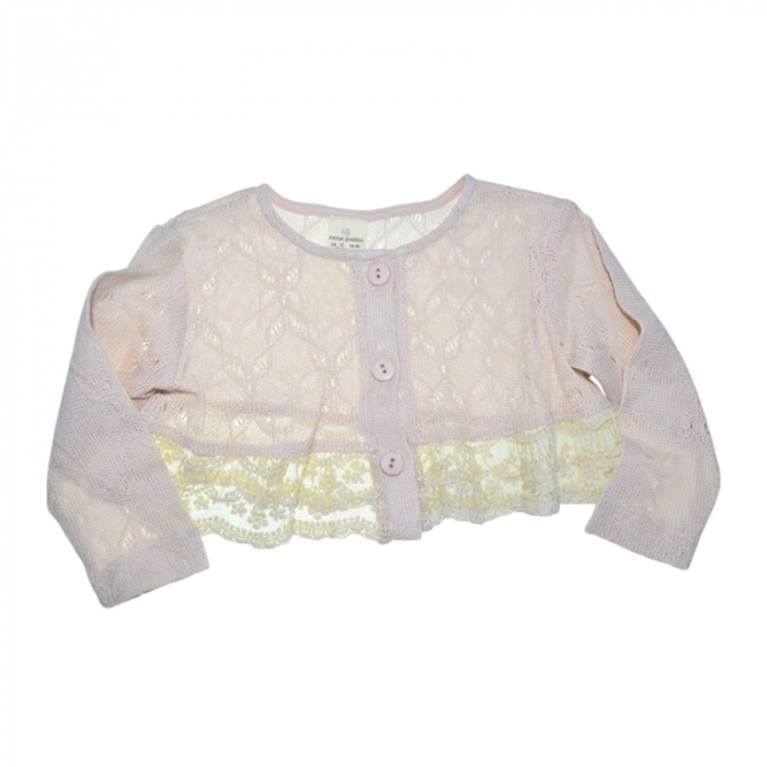 Set 2 piese rochita si bolero pentru fete, Mini Junior 20330R, Roz [7]