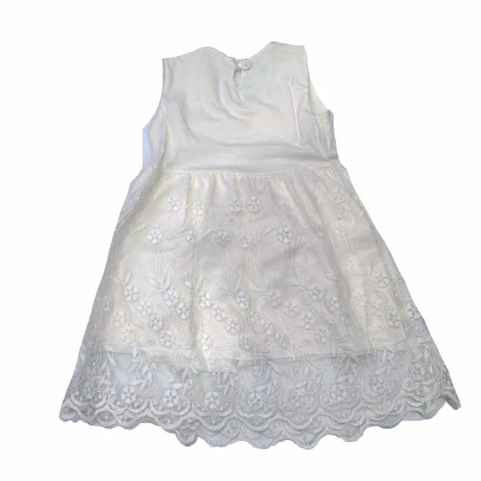 Set 2 piese rochita si bolero pentru fete Mini Junior BBW-5-68, Alb [2]