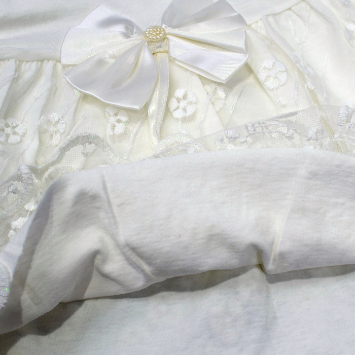 Set 2 piese rochita si bolero pentru fete Mini Junior BBW-5-68, Alb [4]