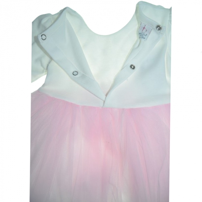 Set 2 piese rochita si bolero pentru fete Mini Junior RCH-481, Alb [6]