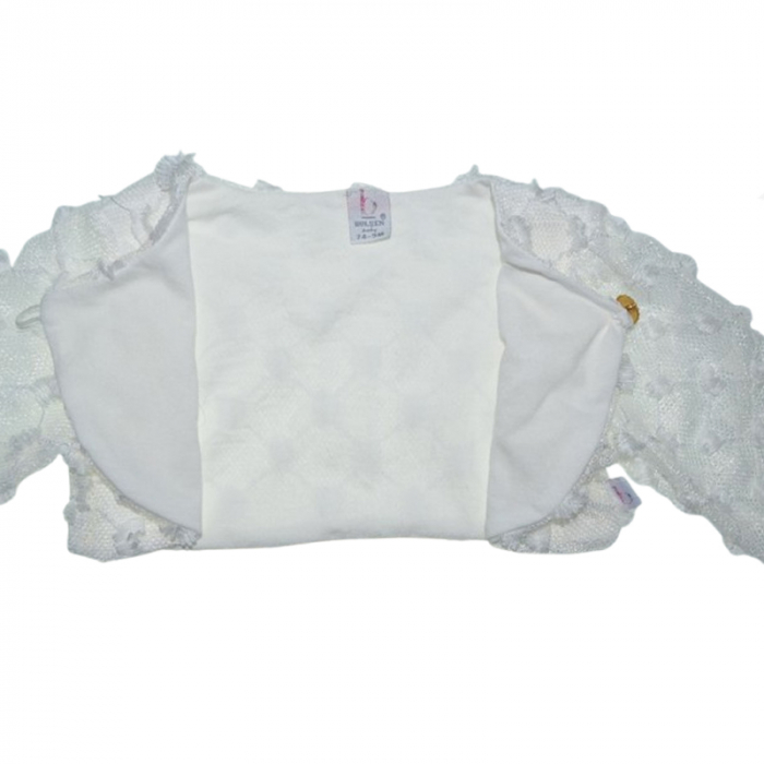Set 2 piese rochita si bolero pentru fete Mini Junior RCH-481, Alb [7]