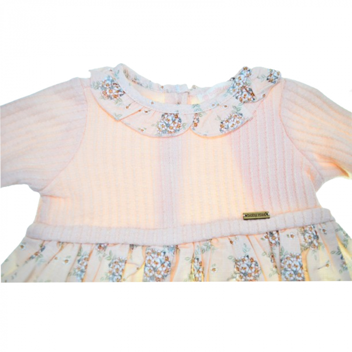 Set 2 piese rochita si caciula pentru fete Mini Junior COMP-4638, Roz [3]