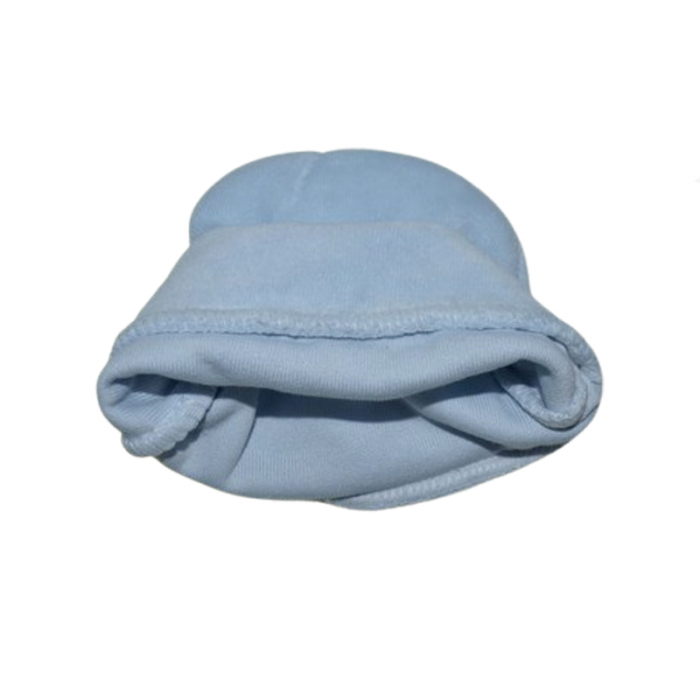 Set 2 piese salopeta cu maneca lunga si caciula pentru baieti Mini Junior SLP-MJ6, Albastru [4]