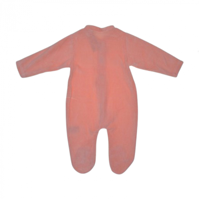 Set 2 piese salopeta cu maneca lunga si caciula pentru fete Mini Junior SLP-MJ10, Coral [3]