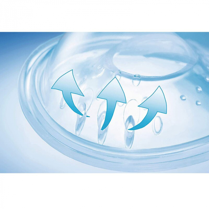 Set 6 piese colectori si protectoare pentru mameloane Nuk 252067, Transparent [5]