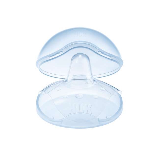 Set 2 protectii din silicon pentru mameloane M Nuk 721313, Transparent [2]
