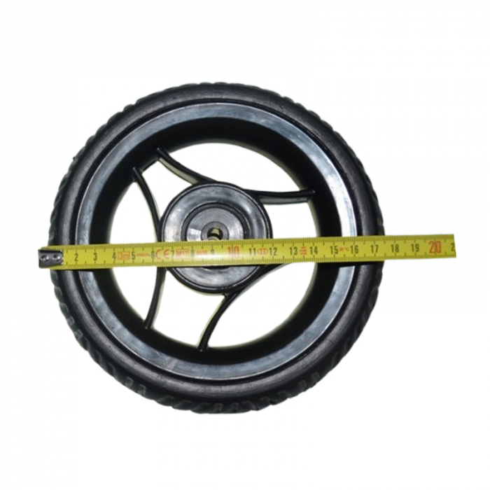 Set 2 roți față pentru carucior BabyActive RT1706-15, Negru [2]