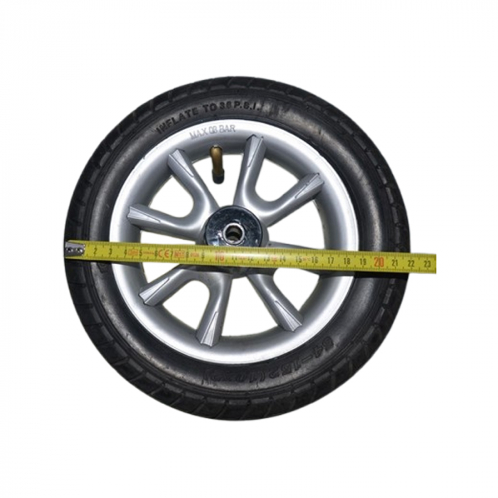 Roată față pentru carucior BabyActive RT1706-25, Negru [2]