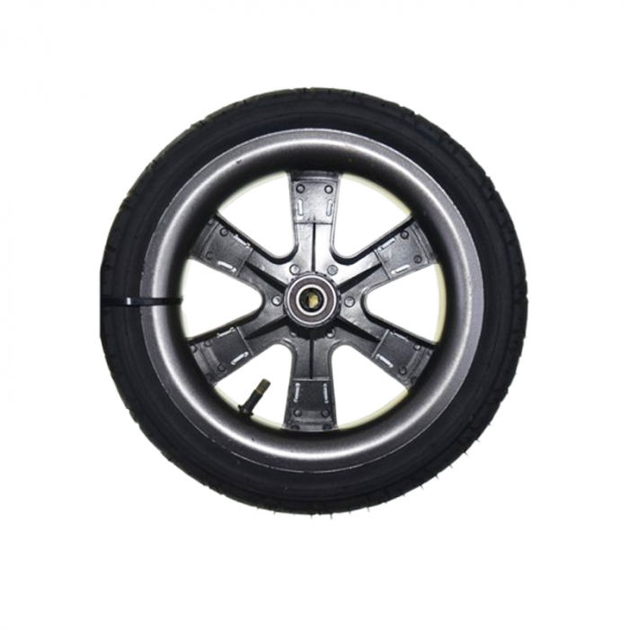 Set 2 roți față pentru carucior BabyActive RT1706-47, Negru [3]