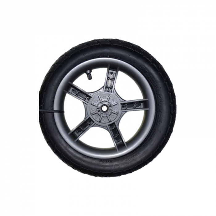 Set 2 roti față pentru carucior BabyActive, RT1706-54, Negru [3]