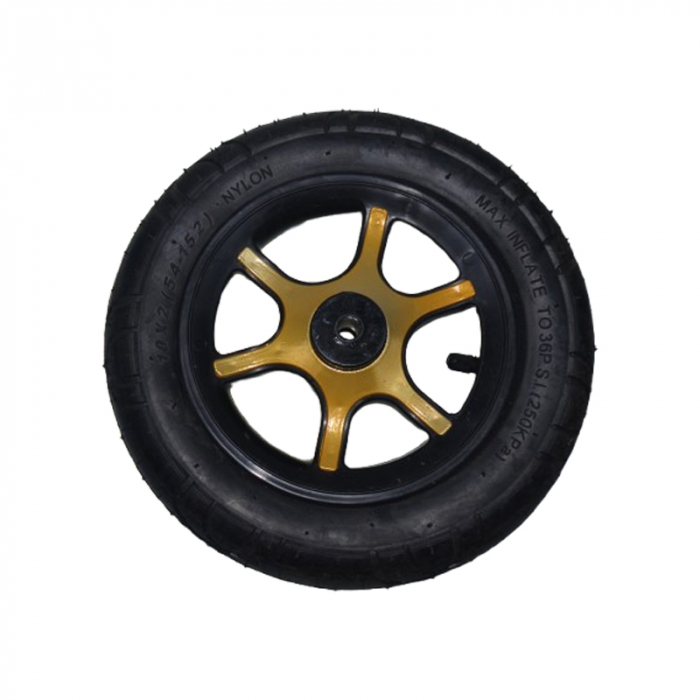 Set 2 roți față pentru carucior BabyActive RT1706-9, Negru [1]