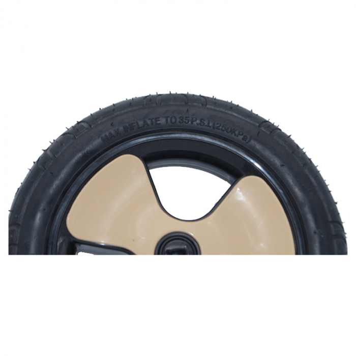 Set 2 roti fata Max Inflate TO 10 x 2 (54-52) 36P.S.I. (250KPa) pentru carucior BabyActive INFL-4, Crem [4]