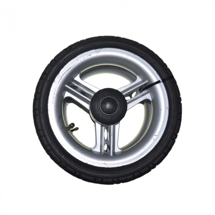 Set 2 roti spate pentru carucior, BabyActive RT1706-46, Negru [1]