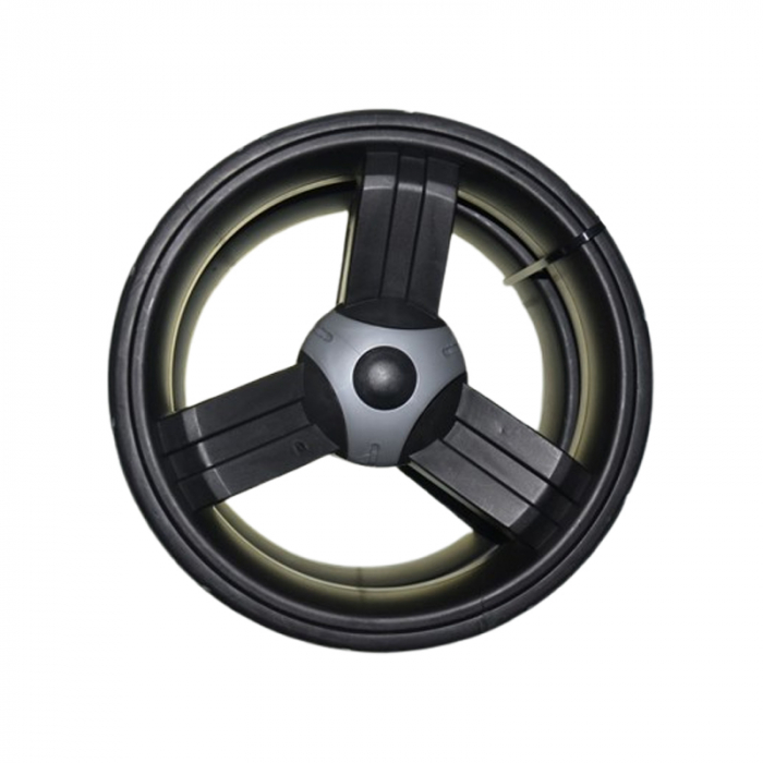Set 2 roti spate pentru carucior, BabyActive RT1706-53, Negru [1]