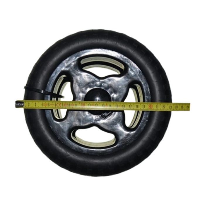 Set 2 roti spate pentru carucior, BabyActive RT1706-56, Negru [2]