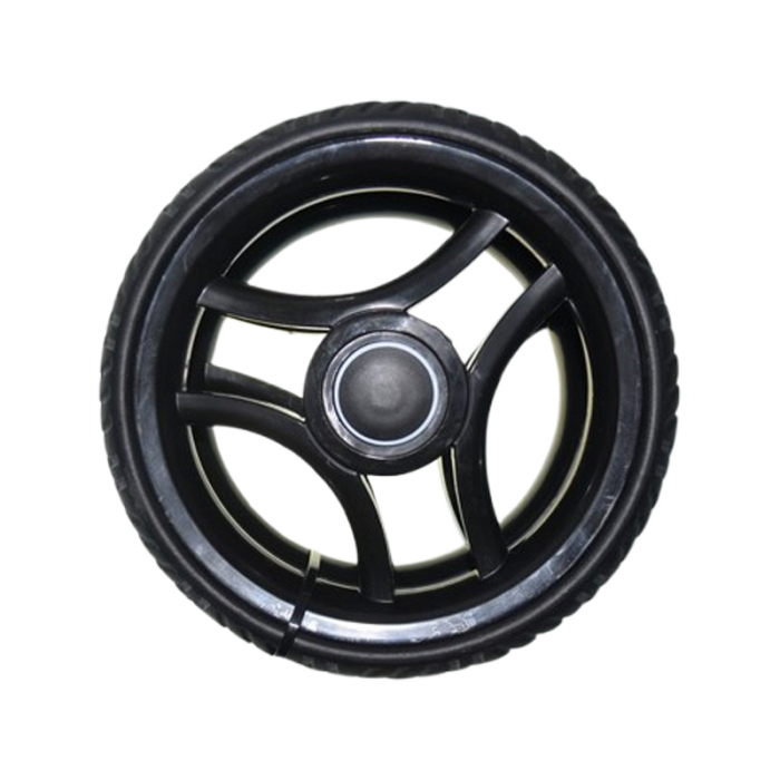 Set 2 roti spate pentru carucior, BabyActive RT1706-57, Negru [1]