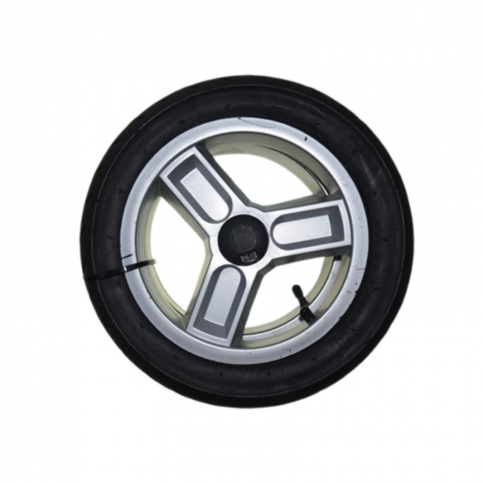Set 2 roti spate pentru carucior, BabyActive RT1706-58, Negru [1]