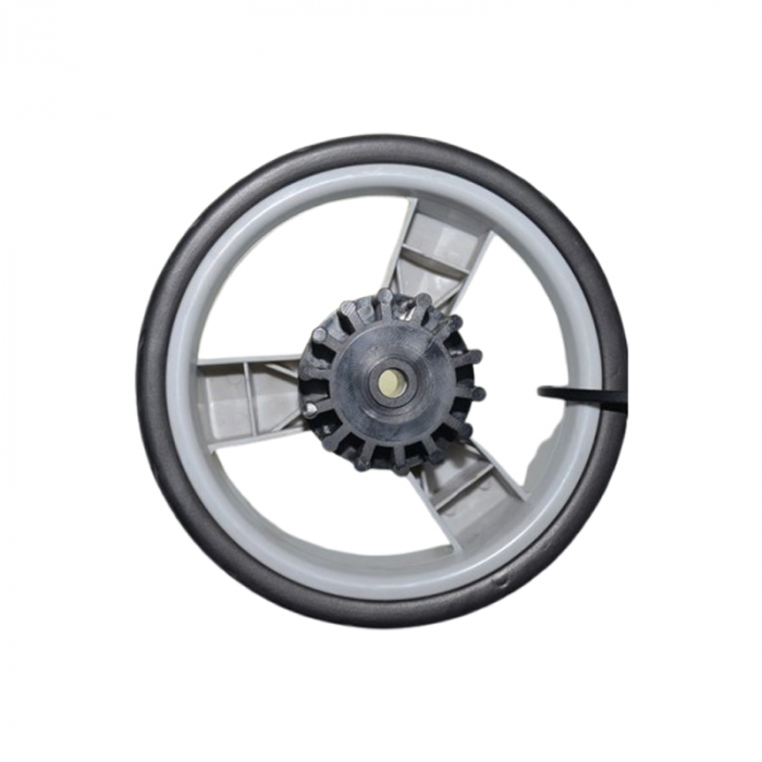 Set 2 roti spate pentru carucior, BabyActive RT1706-60, Gri [2]