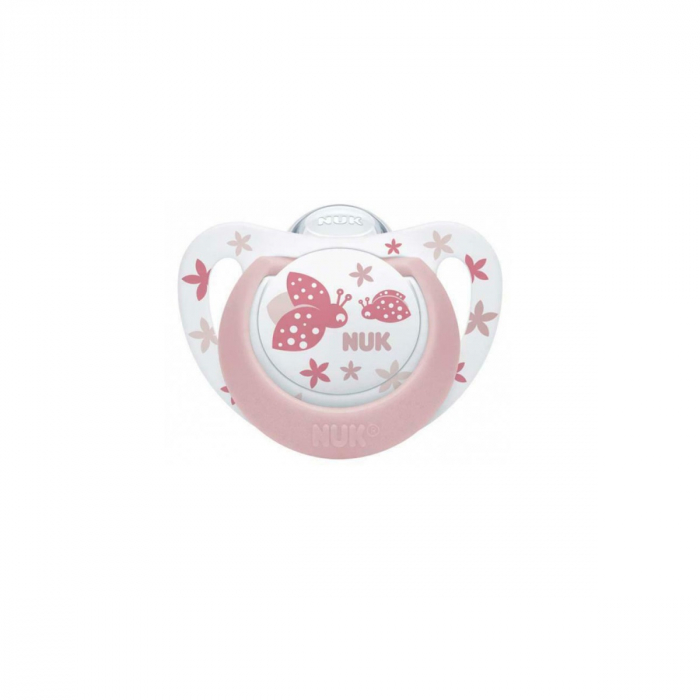 Set 2 suzete ortodontice din silicon 18-36 luni Nuk Genius Color 739374G [2]