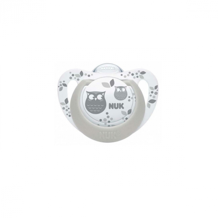 Set 2 suzete ortodontice din silicon 18-36 luni Nuk Genius Color 739374G [3]