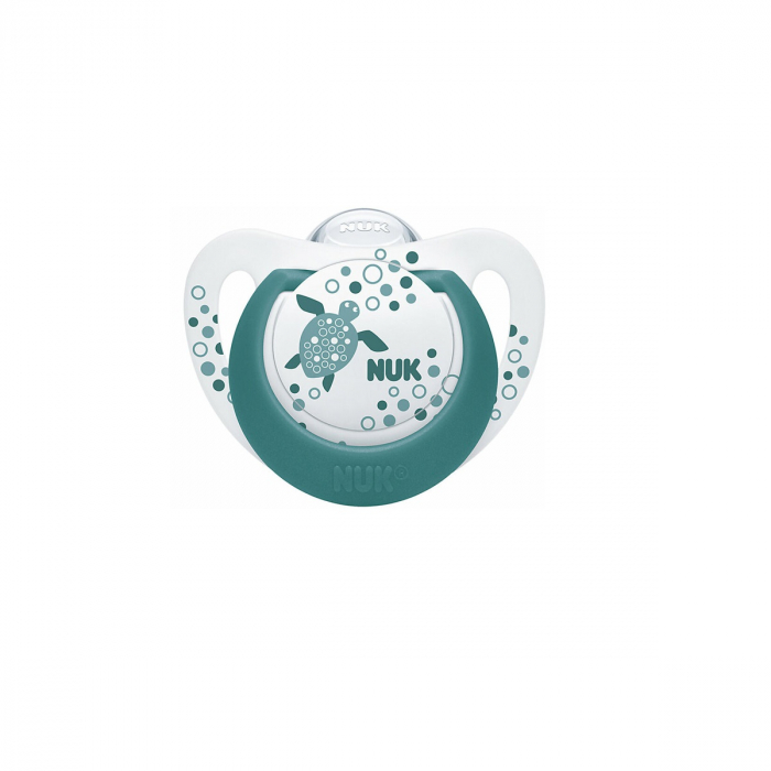Set 2 suzete ortodontice din silicon 18-36 luni Nuk Genius Color 739374V [3]