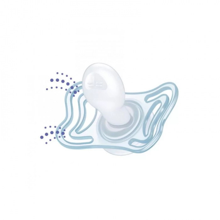 Set 2 suzete ortodontice din silicon Chicco Physio Forma Light 097067-1, Multicolor [2]