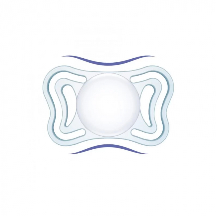 Set 2 suzete ortodontice din silicon Chicco Physio Forma Light 097074-1, Albastru [3]