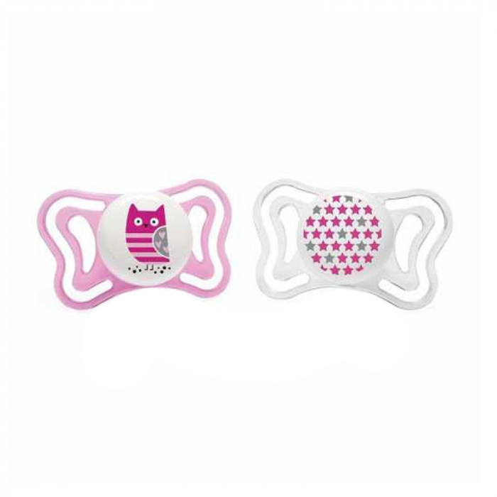 Set 2 suzete ortodontice din silicon Chicco Physio Forma Light 097098-1, Multicolor [1]