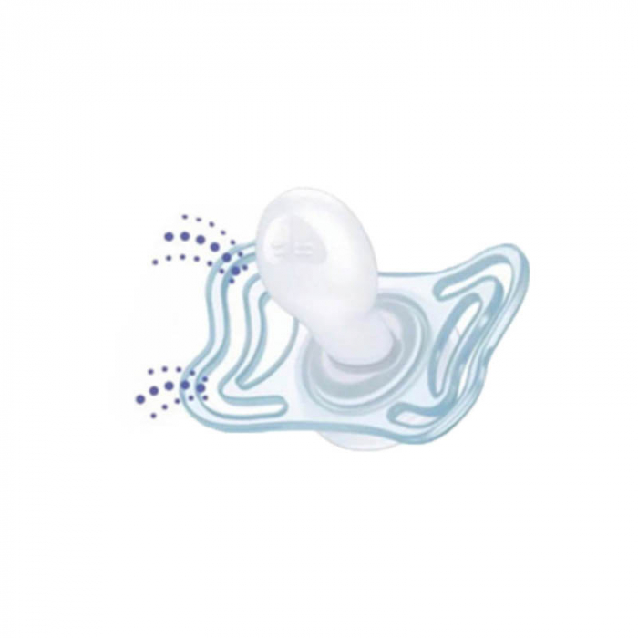 Set 2 suzete ortodontice din silicon Chicco Physio Forma Light 156405-3, Turcoaz [2]