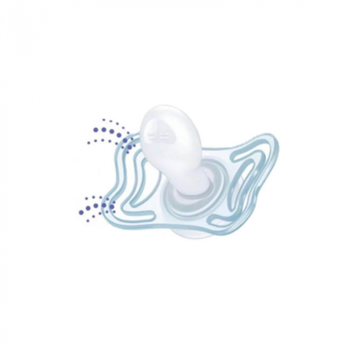 Set 2 suzete ortodontice din silicon Chicco Physio Forma Light 156405, Turcoaz [3]