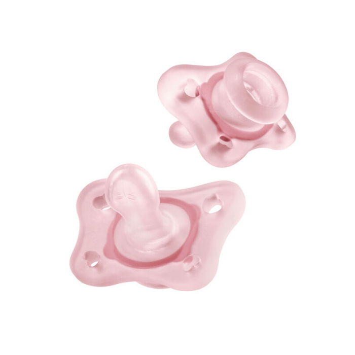 Set 2 suzete ortodontice din silicon Chicco Physio Forma Mini Soft 128419, Multicolor [2]