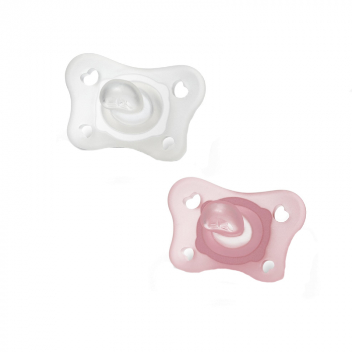 Set 2 suzete ortodontice din silicon Chicco Physio Forma Mini Soft 128419, Multicolor [1]