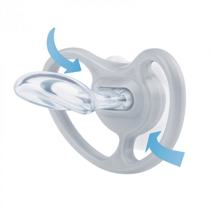 Set 2 suzete ortodontice din silicon Nuk Limited Edition 346005-1, Albastru [2]