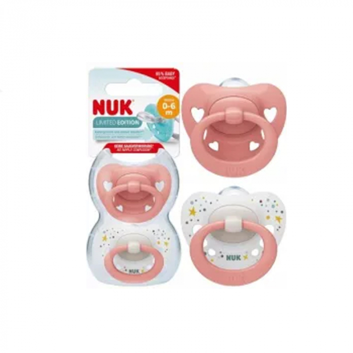 Set 2 suzete ortodontice din silicon Nuk Limited Edition 175290, Multicolor [5]
