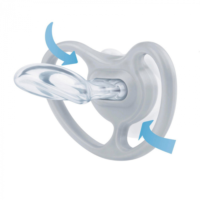 Set 2 suzete ortodontice din silicon Nuk Space 314776-1, Multicolor [2]