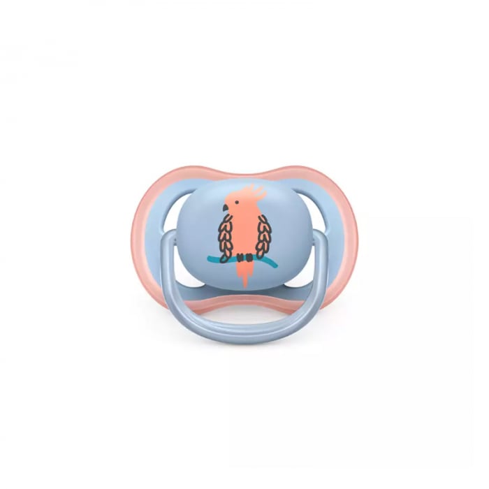 Set 2 suzete ortodontice din silicon Philips Avent Ultra Air SCF085/12, Multicolor [2]