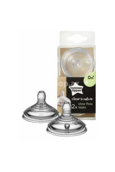 Set 2 tetine ortodontice din silicon, Tommee Tippee 211200, Transparent [2]