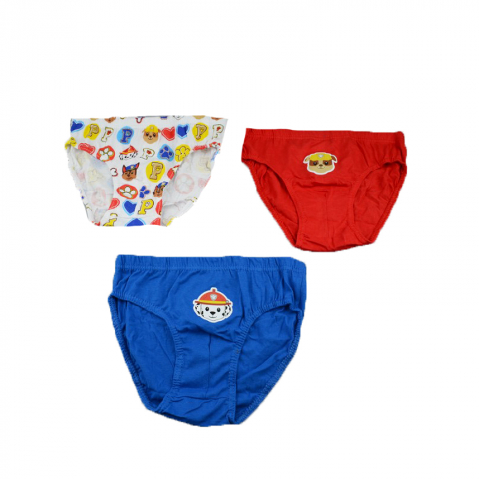 Set 3 chiloti baieti Paw Patrol Disney CPP1-RO-122-128-cm, Multicolor [1]
