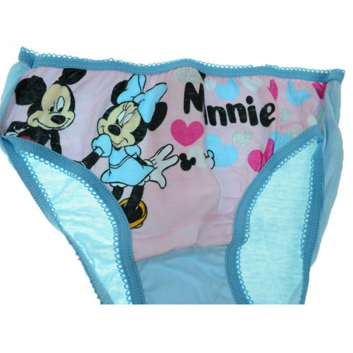Set 3 chiloti pentru fete Sun City Minnie Mouse TH3024-122-128-cm, Multicolor [2]