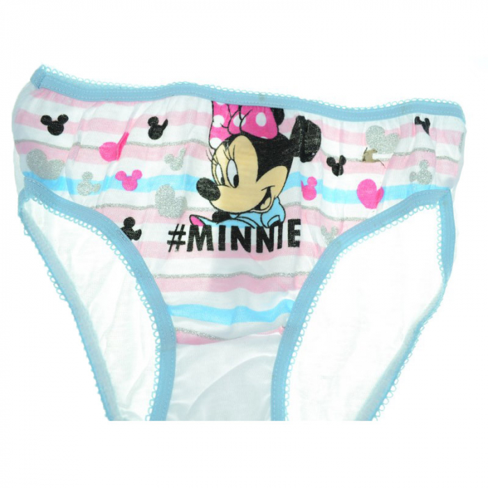 Set 3 chiloti pentru fete Sun City Minnie Mouse TH3024-122-128-cm, Multicolor [3]