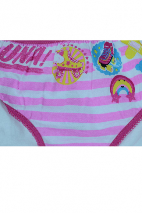 Set 3 chiloti pentru fete Sun City Soy Luna DQE3023-116, Multicolor [4]