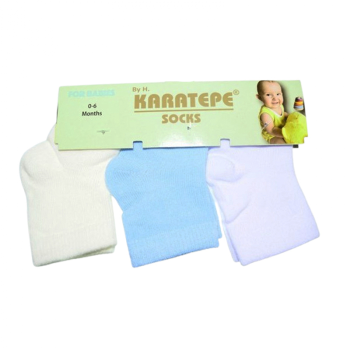 Set 3 perechi de sosete din bumbac, pentru copii, Karatepe KRTP0205-2, Multicolor [3]