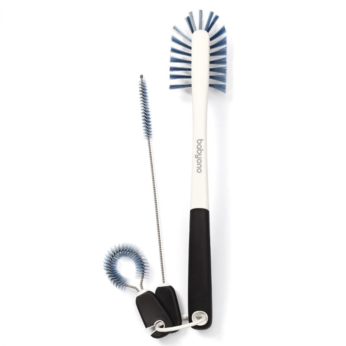 Set 3 perii pentru curatarea biberoanelor si a tetinelor BabyOno 736N [2]