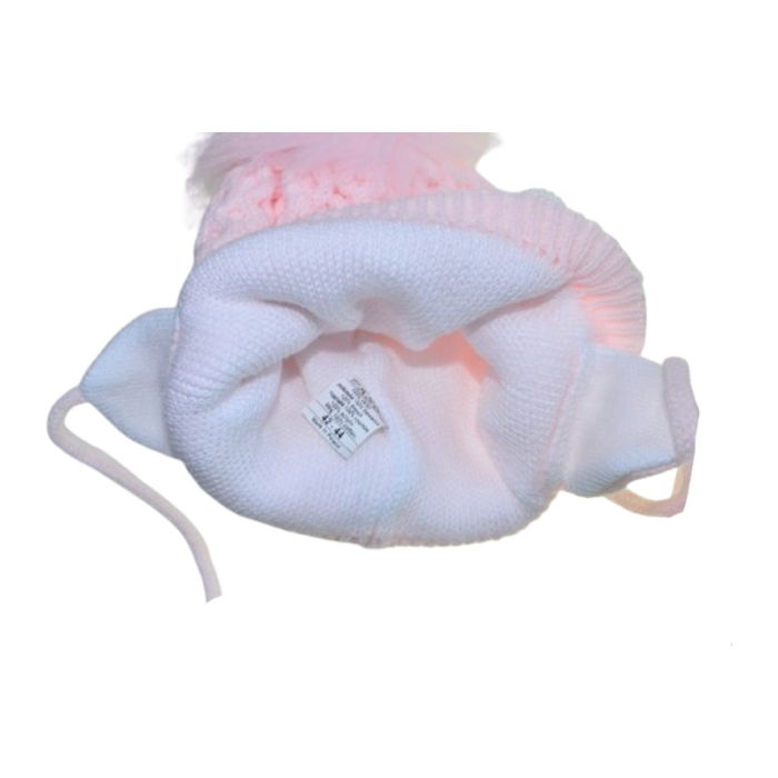 Set 3 piese caciula, fular si manusi pentru fete, Aliap 3110R-42-44, Roz [3]