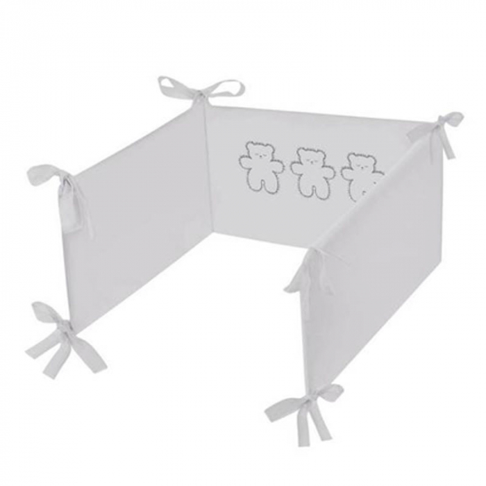 Set 3 piese lenjerie de pat pentru copii 100 x 135 cm Leos Belisima P02-0508, Gri [3]
