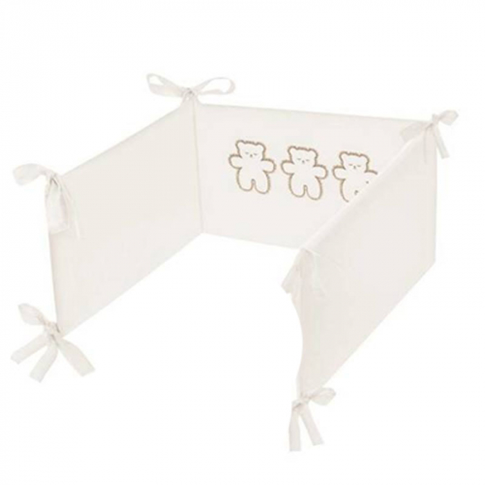 Set 3 piese lenjerie de pat pentru copii 100 x 135 cm Leos Belisima P02-0506, Crem [3]